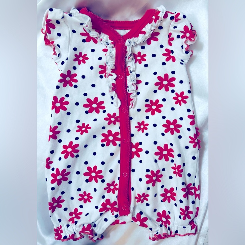 Baby girl floral romper